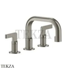 Gessi INCISO Смеситель для раковины, с донным клапаном 58011-149, Finox Brushed Nickel