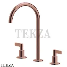 Newform Blink Chic Смеситель для раковины высокий, без гарнитура 71002.58.061, PVD Copper bronze