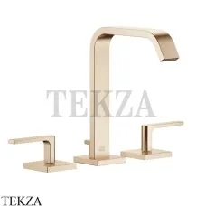 Dornbracht IMO Смеситель для раковины, с донным клапаном 20713671-27, Brushed Light Gold