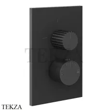 Gessi Incastri Термостат для душа 2 потока, внешняя часть 75135-299, Matte Black