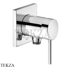 Keuco IXMO SOFT Смеситель для душа с выводом, квадрат, внешняя часть 59552010202, хром глянец