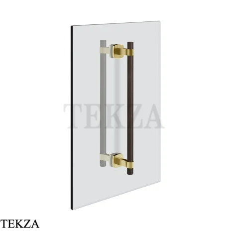 Gessi Jacqueline Полотенцедержатель для крепления на стекло, 30 см 77733-727, шампань Brushed