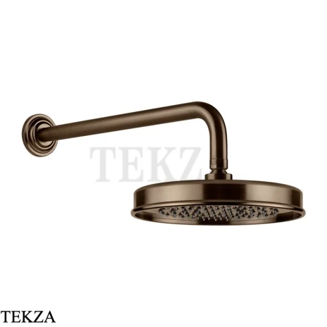 Gessi VENTI20 Верхний душ 200 с настенным креплением 65148-761, Coffee Bronze Br. PVD