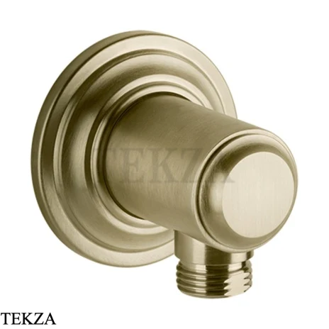 Gessi VENTI20 Вывод воды для душевого шланга 65169-727, Brushed Brass PVD