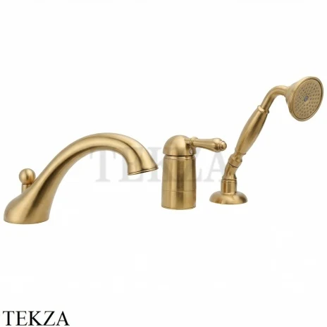 Nicolazzi Cinquanta Смеситель на борт ванны El Capitan, 3414OS75, Brushed brass