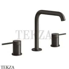 Gessi 316 TRAME Смеситель для раковины, без сливного гарнитура 54312-707, Black Metal Brushed