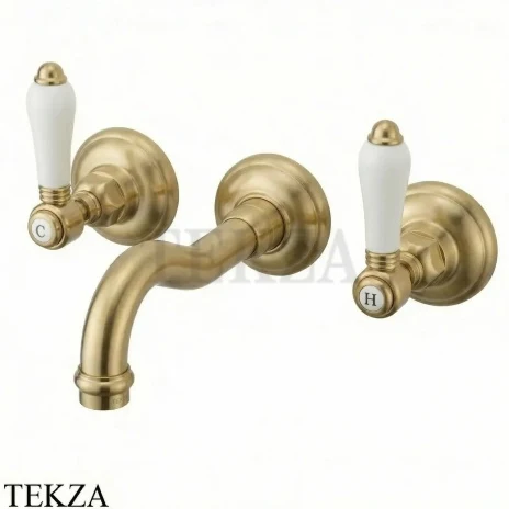 Nicolazzi P.M.Blanc Смеситель для раковины, внешняя часть, 1477EXTOS78, Brushed brass