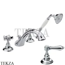 Nicolazzi EL CAPITAN Смеситель на борт ванны с душем, 1404CR69, хром