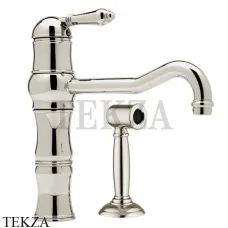 Nicolazzi Cucina Смеситель для кухни с верхней ручкой и отдельным душем, Polished Nickel Nicolazzi Cucina Смеситель для кухни с верхней ручкой и отдельным душем, Polished Nickel