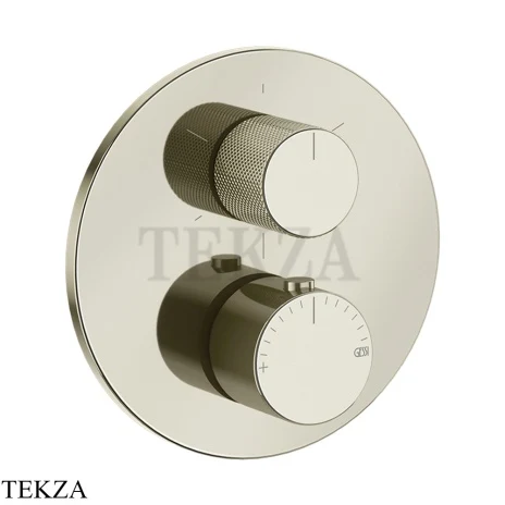 Gessi ANELLO Термостат для душа, 3 потока, внешняя часть 63137-720, Nickel PVD