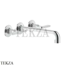 Gessi INCISO Смеситель для раковины излив длинный, внешняя часть 58092-031, хром глянец