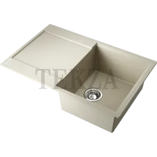 Omoikiri Daisen 78T Кухонная мойка Tetogranit прямоугольная с крылом 4993521 ваниль