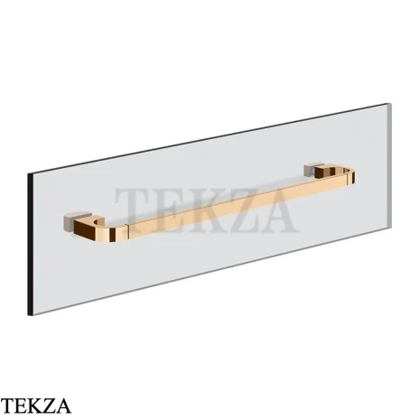 Gessi Perle Полотенцедержатель для крепления на стекло, 45 см 74913-735, бронза глянец