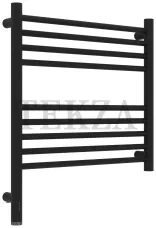 Сунержа Богема 3.1 Полотенцесушитель электрический, прямая 500х500 МЭМ левый 15-6004-5050, Тёмный титан муар