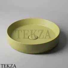 Sitega VERMA 420 Раковина накладная круглая, с донным клапаном VERMA 420 - Tick