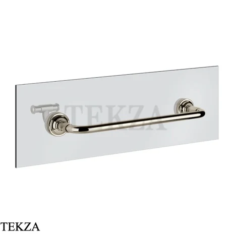 Gessi VENTI20 Полотенцедержатель для крепления на стекло, 30 см 65511-720, Nickel PVD