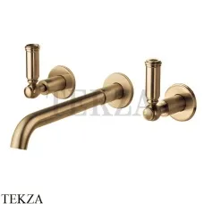 Bossini LIBERTY Смеситель для раковины, встраиваемый Z001303.022, бронза classic