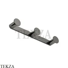 Colombo Mini Крючок для халата и полотенец тройной CD117.GM, графит Brushed