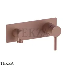 Fantini Nostromo Смеситель для душа с выводом для шланга, внешняя часть 50P9E888B, Matt Copper PVD