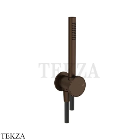 Gessi Origini WARM Душевой комплект с лейкой, шланг 1,50 м 66123-845, Dark Bronze