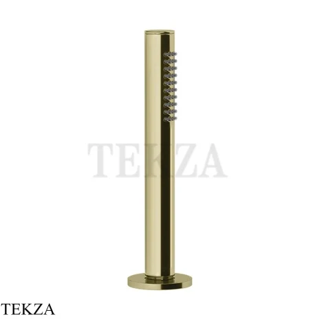 Gessi Душевой комплект на борт ванны, шланг, держатель 63327-710, шампань глянец