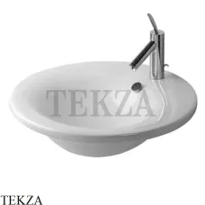 Duravit Starck 1 Раковина для тумбы, с переливом 0406580000, белый глянец Duravit Starck 1 Раковина для тумбы, с переливом 0406580000, белый глянец