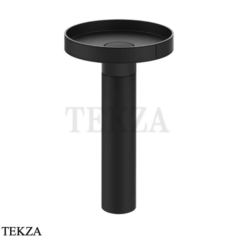 Gessi Pelle Tresse Раковина отдельностоящая, слив в пол, без перелива 78607-438, Nero/ Matte Black