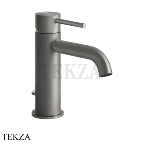 Gessi 316 FLESSA Смеситель для раковины, с донным клапаном 54001-239, Steel Brushed