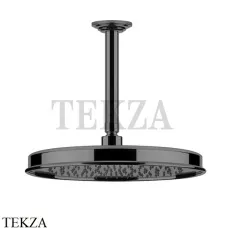 Gessi VENTI20 Верхний душ 300 с потолочным креплением 65153-706, Black Metal