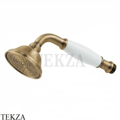 Nicolazzi Doccia classica Душевая лейка с керамической ручкой 7104BZ, бронза classic