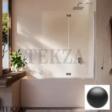 Duka Vertica multi-S 4000 Шторка на ванну 2 секции 120 см, крепеж справа MR-BFPR1200SCHA10, черный матовый