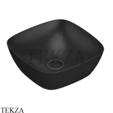 Catalano Alvea Раковина накладная, без перелива 0622400022, черный матовый