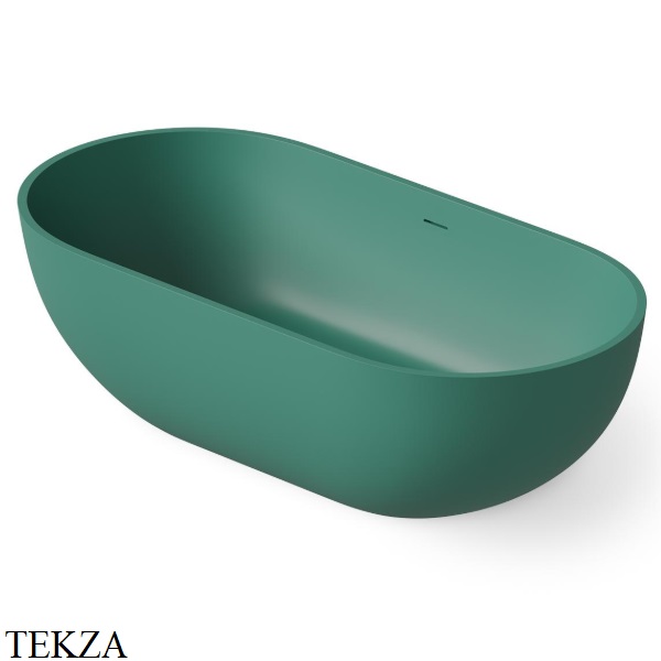 Dea Design Shadow Ванна отдельностоящая овальная 140x70 Solid Surface DD8619 1400 10, Green №10
