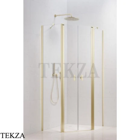 Radaway Nes PTD Комплект боковых стенок 90х80 см, 10051200-98-01, брашированное светлое золото