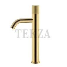 Boheme Stick Смеситель для раковины высокий Stick 122-GG.4 Gold SPIRALE