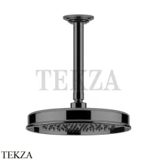 Gessi VENTI20 Верхний душ 200 с потолочным креплением 65152-706, Black Metal