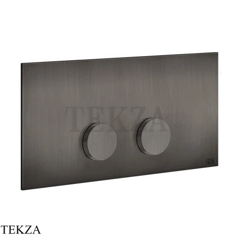 Gessi ANELLO Клавиша смыва для инсталляции viega prevista, Villeroy&Boch 54633-707, Black Metal Brushed PVD