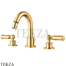 Bossini LIBERTY Смеситель для биде, с донным клапаном Z001402.021, Золото глянец