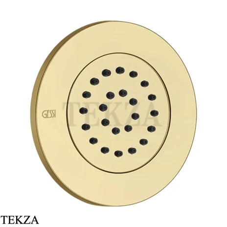Gessi INCISO SHOWER Боковая форсунка поворотная, внешняя часть 32982-246, Gold PVD