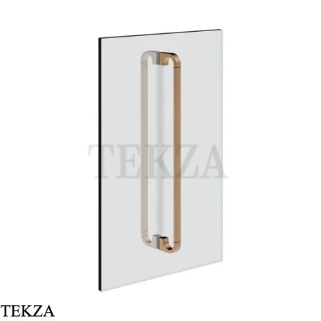 Gessi Perle Полотенцедержатель для крепления на стекло, 45 см 74633-708, медь Brushed