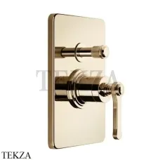 Gessi VENTI20 Смеситель для душа, 2 поток, внешняя часть 65079-735, Warm Bronze PVD Gessi VENTI20 Смеситель для душа, 2 поток, внешняя часть 65079-735, Warm Bronze PVD