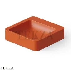 Dea Design Washbasins Раковина настольная 41х41 Solid Surface DD9011 410 7, Orange №7