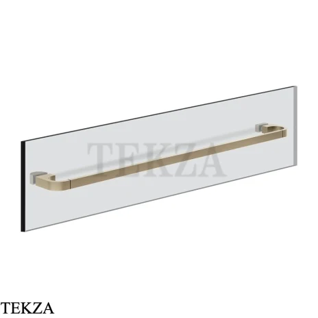 Gessi Perle Полотенцедержатель для крепления на стекло, 60 см 74915-149, нерж. сталь Brush / никель Brushed
