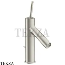 Axor Starck 90 Смеситель для раковины, с донным клапаном 10111800, нержавеющая сталь