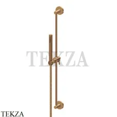 Newform Штанга с ручной лейкой стержневой и шлангом 67556.31.023, Brushed bronze
