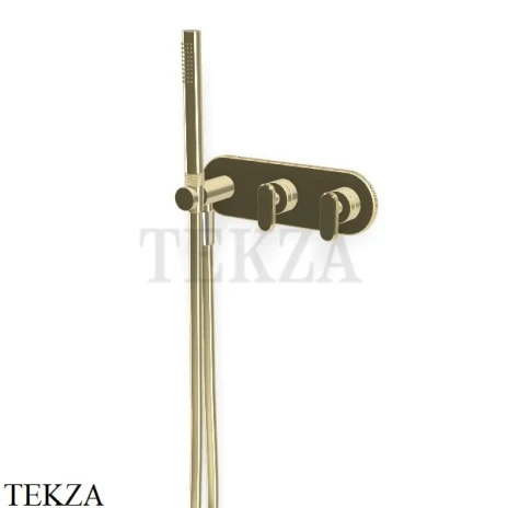 FIMA Carlo Frattini Park Line Смеситель для душа с гарнитуром, внешняя часть F1319WX2HL, Champagne