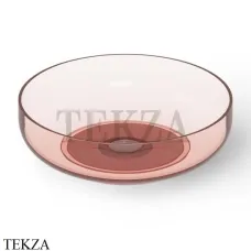 Dea Design Washbasins Раковина настольная D40 см Glasstech DD9101 400 R5, Pomegranate R5