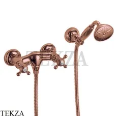 FIMA Carlo Frattini ELIZABETH Смеситель для душа, с гарнитуром F5085RA, медь Brushed