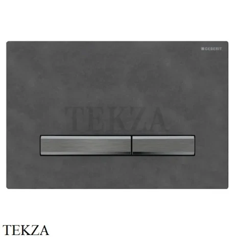 Geberit Sigma50 Клавиша смыва сланец 115.671.JM.2, натуральный сланец-хром черный