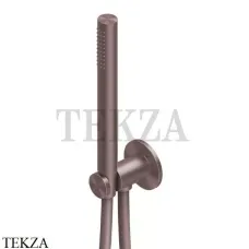 QuadroDesign Ручной душ с держателем, выпуском, шлангом, 13 66 OR, Pink Gold